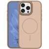 Dėklas Frame Thin Mag case for iPhone 16 Pro Max 6,9" ruda
