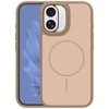 Dėklas Frame Thin Mag case for iPhone 17 6,3" ruda