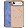 Dėklas Frame Thin Mag case for iPhone 17 Air 6,6" ruda