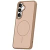 Dėklas Frame Thin Mag case for Samsung Galaxy S25 ruda