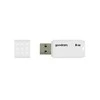 USB laikmena Goodram UME2-0080W0R11, 8GB USB 2.0, balta