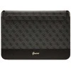 Guess Dėklas kompiuteriui GUCS14PS4SGK 14″ juodos spalvos 4G Stripe Metal Logo