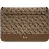 Guess Dėklas kompiuteriui GUCS14PS4SGW 14″ rudos spalvos 4G Stripe Metal Logo
