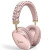 Guess Bluetooth on-ear ausinės GUBHK1GCTCSP rožinės spalvos Gcube Metallic Script Logo