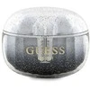 Ausinės Bluetooth TWS Guess Glitter Gradient GUTWSHDGKEEK juodos spalvos