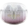 Ausinės Bluetooth Guess Glitter Gradient GUTWSHDGKEEP TWS rožinės spalvos