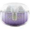Ausinės Bluetooth TWS + Guess Glitter Gradient GUTWSHDGKEEU violetinės spalvos