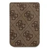 Dėklas GUESS WALLET CASE FOR MAGSAFE 4G GRAY CARDS BROWN