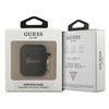 Guess telefono dėklas AirPods GUA2SSSK juodas Silikoninis Vintage Script