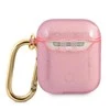 Apple AirPods Guess Glitter Collection (GUA2UCG4GP) ausinių dėklas rožinės spalvos