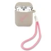 Apple AirPods Guess silikoninis Vintage (GUACA2LSVSGP) ausinių dėklas pilkos spalvos