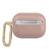 Dėklas GUESS GUAPSASMP AIRPODS PRO COVER Rožinis/Rožinis SAFFIANO SCRIPT METAL COLLECTION