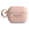 Apple AirPods Pro Guess silikoninis Glitter (GUAPSGGEP) ausinių dėklas rožinės spalvos