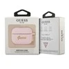Apple AirPods Pro Guess silikoninis Vintage Script (GUAPSSSI) ausinių dėklas rožinės spalvos