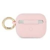Apple AirPods Pro Guess silikoninis Vintage Script (GUAPSSSI) ausinių dėklas rožinės spalvos