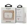 Dėklas GUESS GUAPUCG4GT AIRPODS PRO dangtelis permatomas blizgučiais