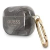 Dėklas GUESS GUAPUNMK AIRPODS PRO COVER Juodas MARBLE COLLECTION