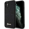 Guess GUHCN61PMSDGSK Apple iPhone 11 / Xr 6.1″ juodos spalvos kietas dėklas Disco Metal Script