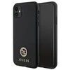 Dėklas GUESS GUHCN61PS4DGPK IPHONE 11 / XR 6.1 "Juodas / Juodas HARDCASE STRASS METAL LOGO