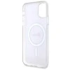 Apple iPhone 11 Guess dėklas 4G MagSafe (GUHMN61H4STP) rožinės spalvos