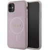 Dėklas GUESS GUHMN61PSAHMCP IPHONE 11 / XR 6.1 "Rožinis / Rožinis HARDCASE SAFFIANO MAGSAFE