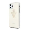 Apple iPhone 11 Pro Guess Hard dėklas Glitter Triangle (GUHCN58SGTLGO) aukso spalvos