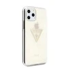 Apple iPhone 11 Pro Guess Hard dėklas Glitter Triangle (GUHCN58SGTLGO) aukso spalvos