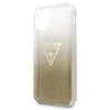 Guess GUHCN65SGTLGO iPhone 11 Pro Max auksinis/auksinis kietas dėklas Glitter Triangle