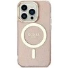 Apple iPhone 11 Guess dėklas Glitter Gold MagSafe (GUHMN61HCMCGP) rožinės spalvos