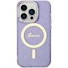 Apple iPhone 11 Guess dėklas Glitter Gold MagSafe (GUHMN61HCMCGU) violetinės spalvos