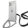 GUESS GUHCP12MKC4GSSI IPHONE 12/12 PRO 6.1 "SKAIDRUS KIETAS DĖKLAS 4G Sidabrinis GRANDINĖ