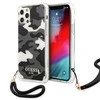 Apple iPhone 12 / 12 Pro Guess dėklas Camo Collection (GUHCP12MKSARBK) juodos spalvos