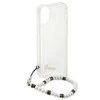 GUESS GUHCP12MKPSWH KIETAS DĖKLAS SKAIDRUS Baltas PEARL IPHONE 12/12 PRO