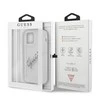 Dėklas GUESS GUHCP12MKTRSVSI HARDCASE PEONY CHAIN COLLECTION IPHONE 12/12 PRO Sidabrinis