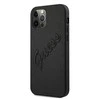 Apple iPhone 12 Pro Max Guess Hardcase Saffiano Vintage Script GUHCP12LRSAVSBK dėklas telefonui juodos spalvos