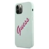 Dėklas GUESS KIETAS DĖLIS GUHCP12LLSVSBF SILICONE VINTAGE IPHONE 12 PRO MAX FUCHSIA / MINT