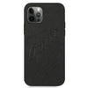Apple iPhone 12 Pro Max Guess Hardcase Saffiano Vintage Script GUHCP12LRSAVSBK dėklas telefonui juodos spalvos