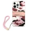 Dėklas GUESS GUHCP13MKCABPI IPHONE 13/14/15 6.1 "Rožinis / Rožinis HARDCASE CAMO STAP COLLECTION