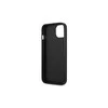 Apple iPhone 13 Guess dėklas Saffianotriangle Logo (GUHCP13MPSATLG) sidabrinės spalvos