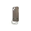 Apple iPhone 13 Mini Guess dėklas Translucent Stap (GUHCP13SHTSGSK) juodos spalvos