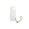 Apple iPhone 13 Mini Guess dėklas Flower Strap (GUHCP13SHFLSD) aukso spalvos