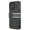 Dėklas GUESS GUBKP13S4GDGRON IPHONE 13 MINI 5.4 "GRAY/GRAY BOOK 4G STRIPE