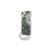 Apple iPhone 13 Mini Guess dėklas Flower Strap (GUHCP13SHFLSB) mėlynos spalvos