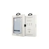 Apple iPhone 13 Mini Guess dėklas Translucent Stap (GUHCP13SHTSGSB) mėlynos spalvos