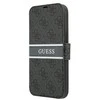 Dėklas GUESS GUBKP13S4GDGRON IPHONE 13 MINI 5.4 "GRAY/GRAY BOOK 4G STRIPE
