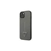 Dėklas GUESS GUHCP13SPSATLG IPHONE 13 MINI 5.4 "Sidabrinis/Sidabrinis HARDCASE SAFFIANOTRIANGLE LOGO