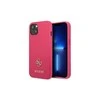 Apple iPhone 13 Pro Guess dėklas Saffiano 4G Small Metal Logo (GUHCP13LPS4MF) rožinės spalvos