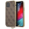 Dėklas Cg Mobile France GUHCP13LGF4GBR Guess 4G Charms Zadní Kryt pro iPhone 13 Pro Brown (ruda)
