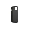 Dėklas GUESS GUHCP13LP4TPK IPHONE 13 PRO / 13 6.1 "Juodas / Juodas HARDCASE 4G TRIANGLE CARDSLOT LOGO