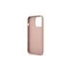 Dėklas GUESS GUHCP13LPSATLP IPHONE 13 PRO / 13 6.1 "Rožinis / Rožinis HARDCASE SAFFIANOTRIANGLE LOGO